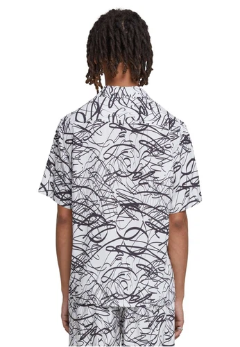 Urban Classics Herren Freizeithemd VISKOSE AOP RESORT - Regular Fit