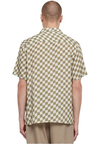 Urban Classics Herren Freizeithemd VISKOSE AOP RESORT - Regular Fit