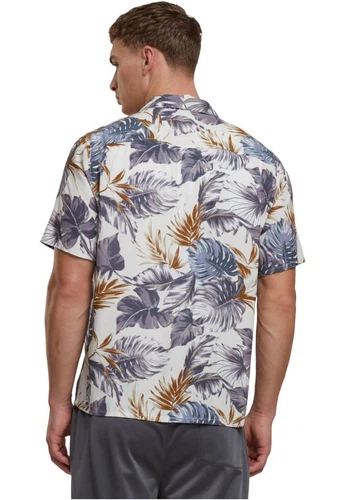 Urban Classics Herren Freizeithemd VISKOSE AOP RESORT - Regular Fit