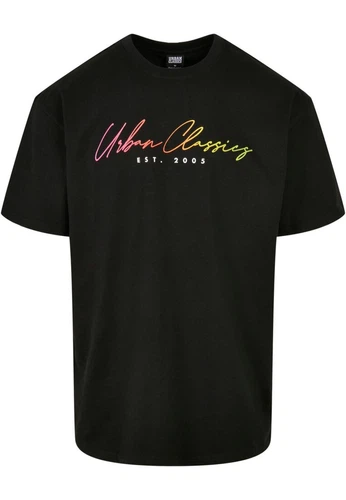 Urban Classics Herren T-Shirt SCRIPT LOGO - Relaxed Fit