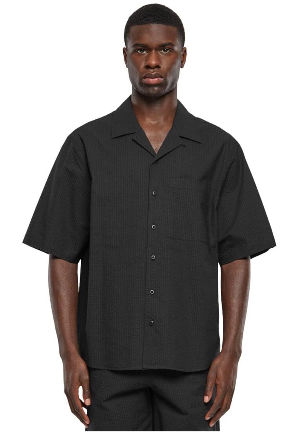 Urban Classics Herren Freizeithemd RELAXED SEERSUCKER SHORT SLEEVE - Relaxe günstig online kaufen