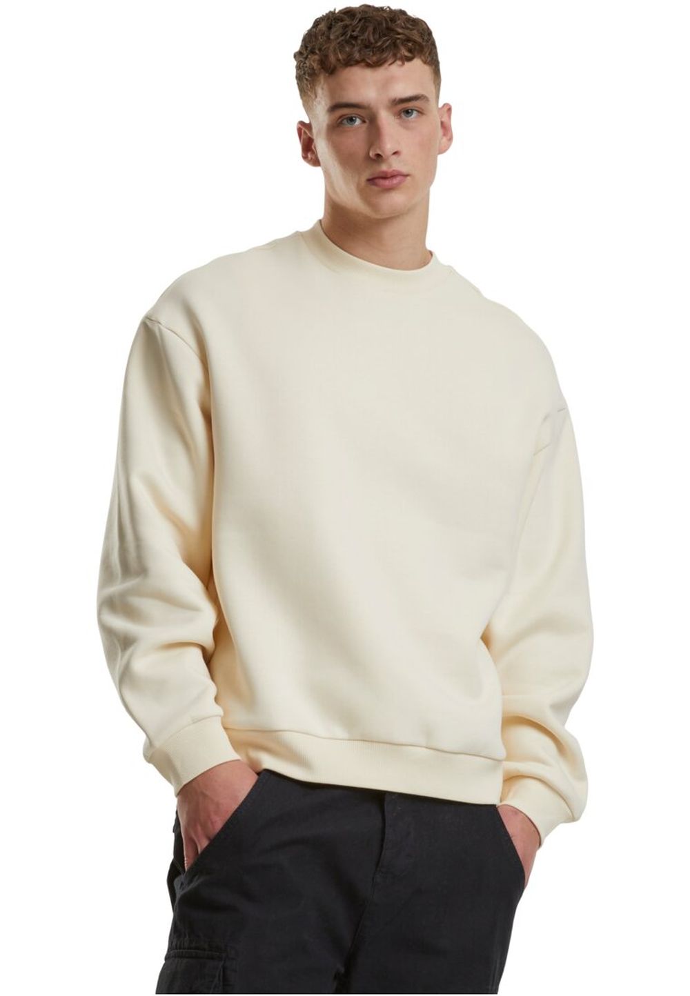 Urban Classics Herren Sweatshirt FLUFFY - Relaxed Fit günstig online kaufen