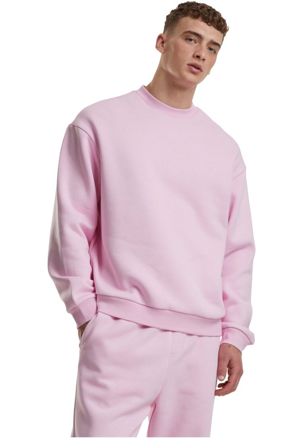 Urban Classics Herren Sweatshirt FLUFFY - Relaxed Fit