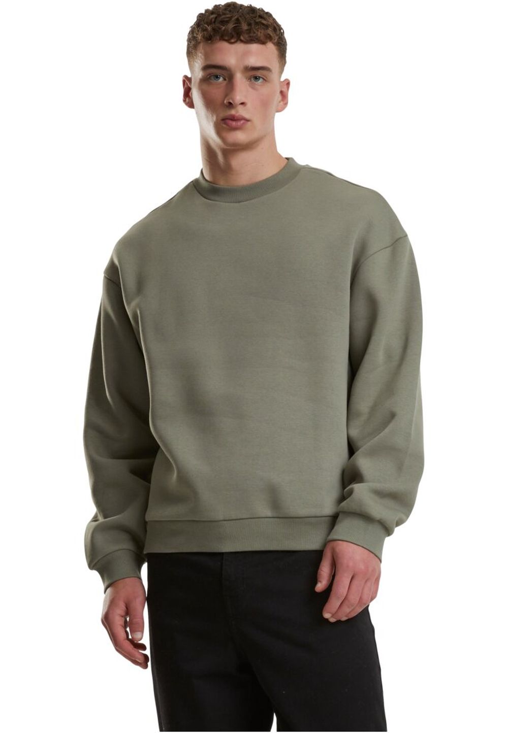Urban Classics Herren Sweatshirt FLUFFY - Relaxed Fit