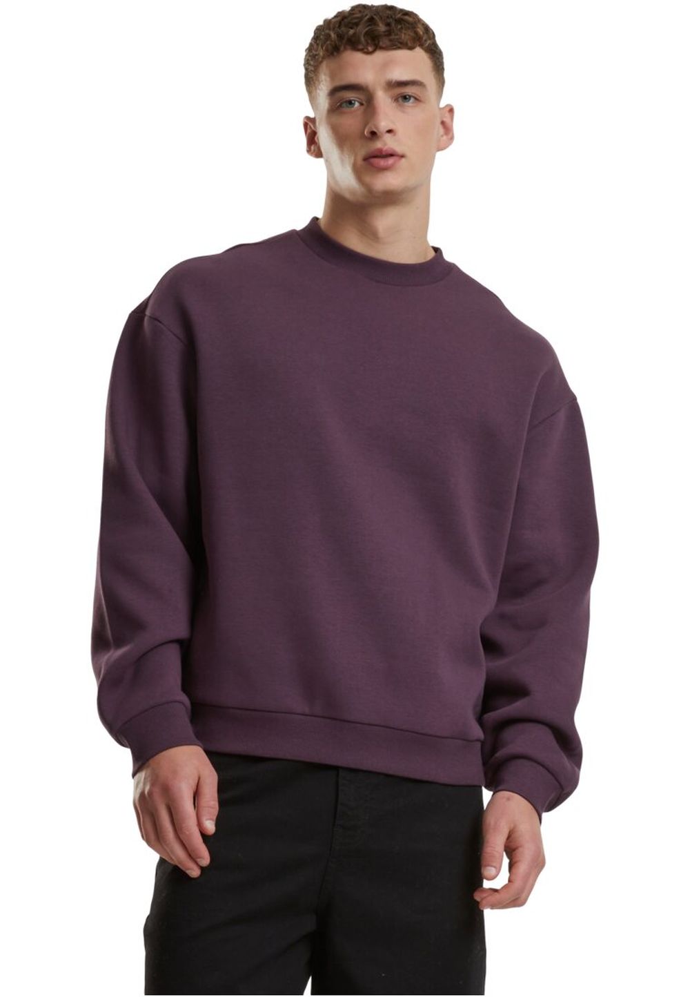 Urban Classics Herren Sweatshirt FLUFFY - Relaxed Fit