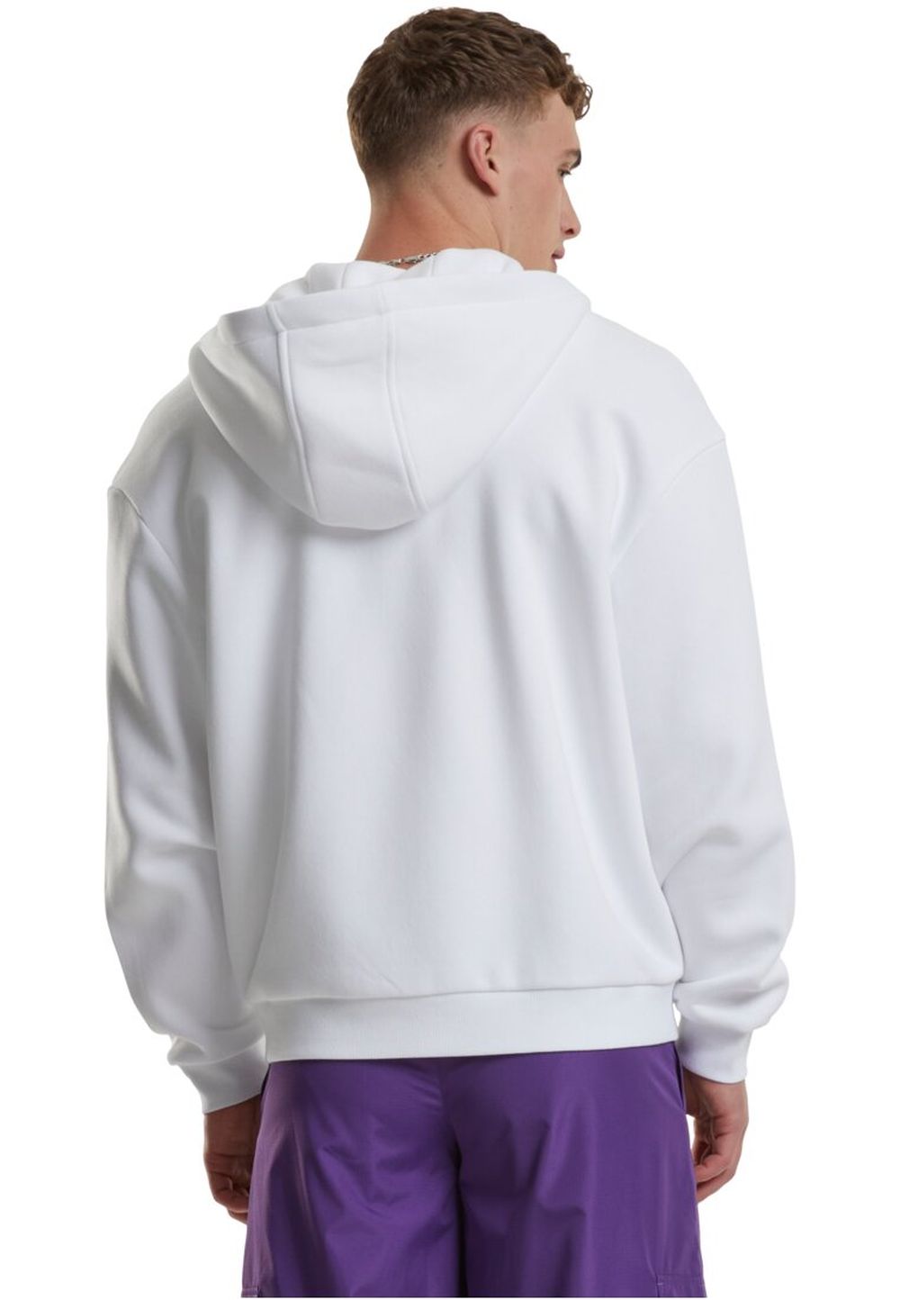 Urban Classics Herren Hoodie Kapuzenpullover FLUFFY ZIP - Regular Fit günstig online kaufen