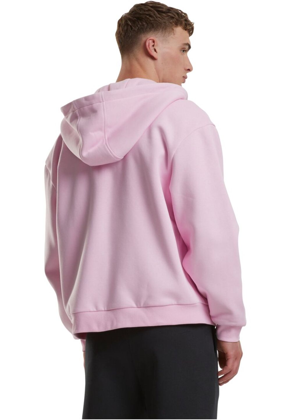 Urban Classics Herren Hoodie Kapuzenpullover FLUFFY ZIP - Regular Fit günstig online kaufen