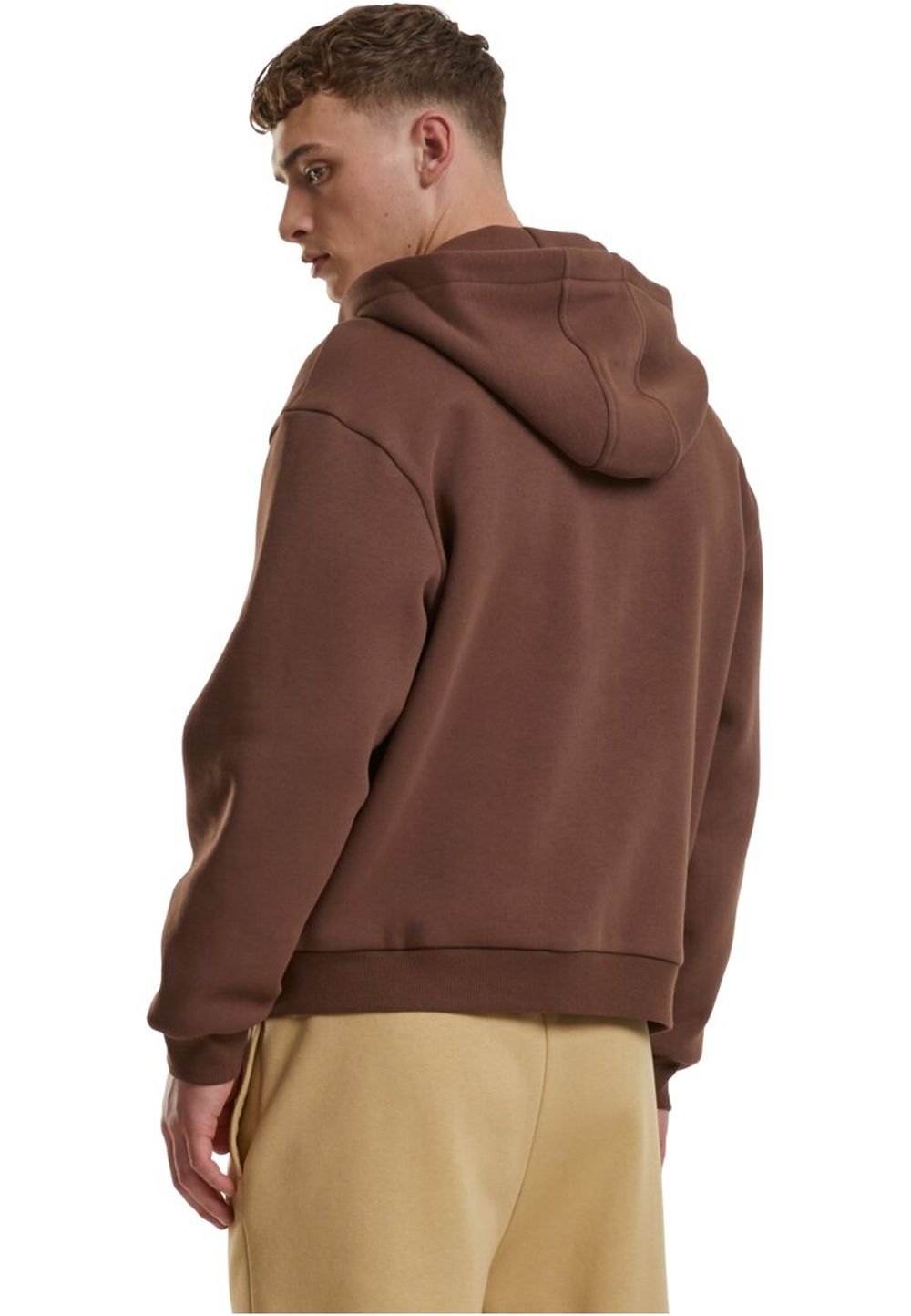 Urban Classics Herren Hoodie Kapuzenpullover FLUFFY ZIP - Regular Fit günstig online kaufen