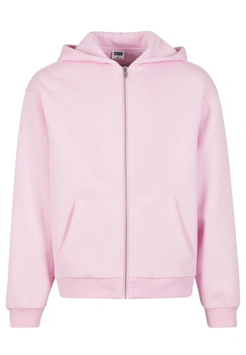 Urban Classics Herren Hoodie Kapuzenpullover FLUFFY ZIP - Regular Fit