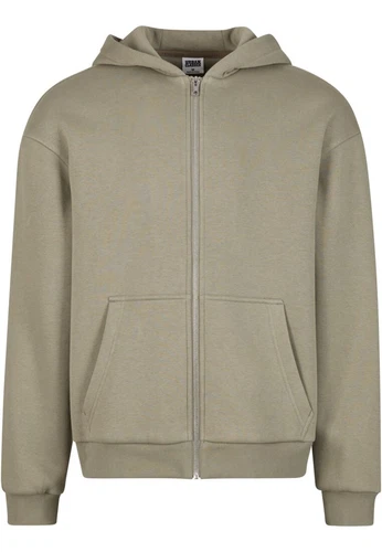 Urban Classics Herren Hoodie Kapuzenpullover FLUFFY ZIP - Regular Fit