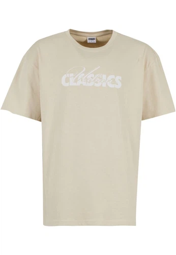 Urban Classics Herren T-Shirt UC CURSIVE BOLD LOGO HEAVYY OVERSIZED - Relaxed Fit