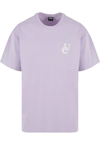 Urban Classics Herren T-Shirt UC WEAVY LOGO HEAVYY OVERSIZED - Relaxed Fit