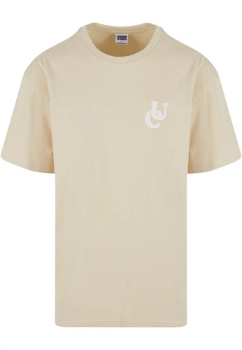Urban Classics Herren T-Shirt UC WEAVY LOGO HEAVYY OVERSIZED - Relaxed Fit