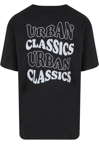 Urban Classics Herren T-Shirt UC WEAVY LOGO HEAVYY OVERSIZED - Relaxed Fit