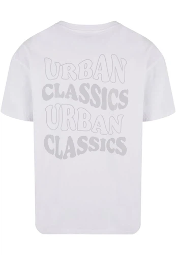 Urban Classics Herren T-Shirt UC WEAVY LOGO HEAVYY OVERSIZED - Relaxed Fit