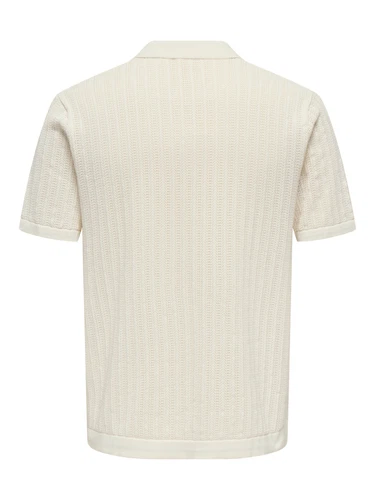 Only & Sons Herren Poloshirt ONSMOON REG 12 SS POLO KNIT - Regular Fit