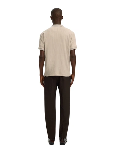 Selected Homme Herren Poloshirt SLMFAVE STRUCTURE SS - Regular Fit