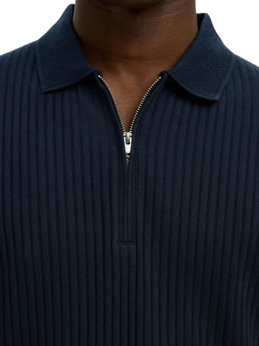 Selected Homme Herren Poloshirt SLMFAVE STRUCTURE SS - Regular Fit