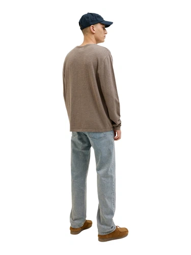 Jack & Jones Herren Rundhals Pullover JJESUMMER KNIT CREW NECK - Regular Fit