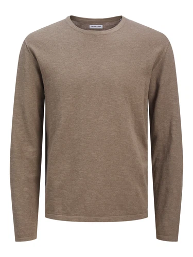 Jack & Jones Herren Rundhals Pullover JJESUMMER KNIT CREW NECK - Regular Fit