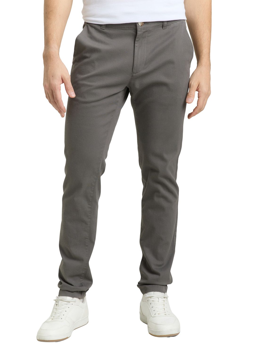 Tom Tailor Herren Chinohose SLIM CHINO - Mid Waist - Slim Fit günstig online kaufen