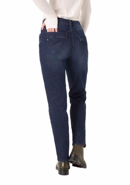 TIMEZONE Damen Jeans REGULAR RICKYTZ WOMANSHAPE - High Waist - Regular Fit - Blau TIMEZONE Damen Jeans REGULAR RICKYTZ WOMANSHAPE - High Waist - Regular Fit - Blau