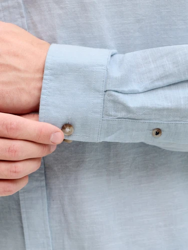 Freizeit Hemd JJESUMMER LINEN BLEND - Regular Fit