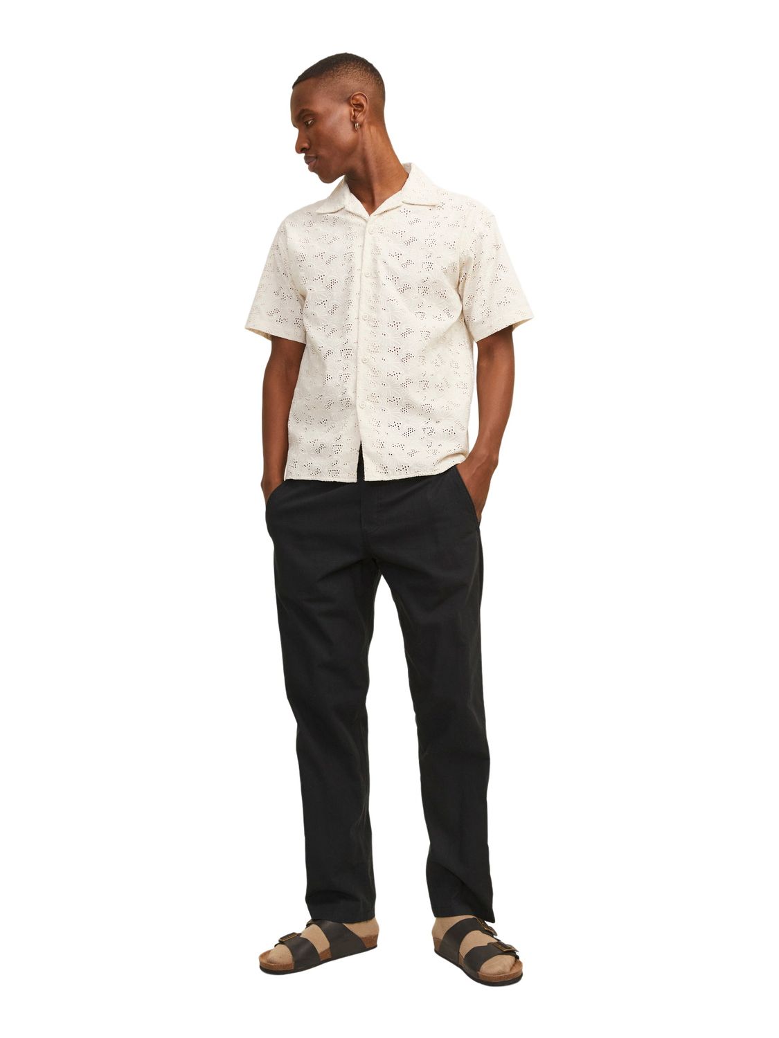 Jack & Jones Herren Jogginghose JPSTKANE SUMMER LINEN BLEND - Relaxed Fit günstig online kaufen