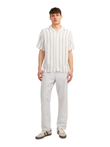 Jack & Jones Herren Jogginghose JPSTKANE SUMMER LINEN BLEND - Relaxed Fit
