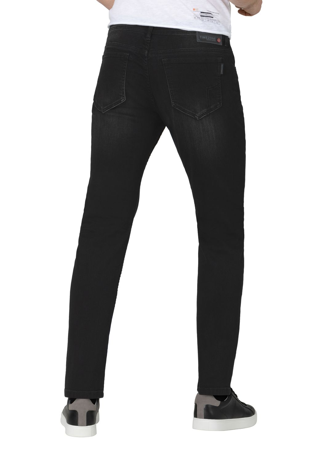 TIMEZONE Herren Jeans SLIM EDUARDOTZ Mid Waist - Slim Fit - Schwarz Blau günstig online kaufen