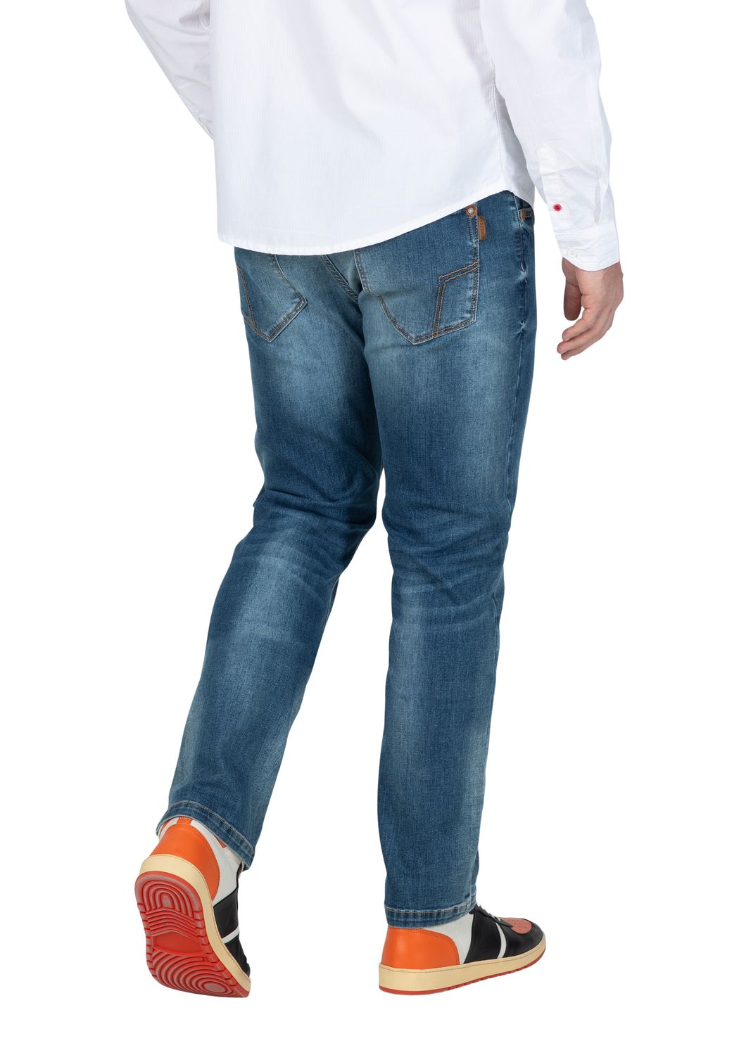 TIMEZONE Herren Jeans SLIM EDUARDOTZ Mid Waist - Slim Fit - Schwarz Blau günstig online kaufen