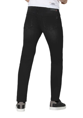 TIMEZONE Herren Jeans SLIM EDUARDOTZ Mid Waist - Slim Fit - Schwarz Blau