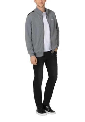 TIMEZONE Herren Jeans SLIM EDUARDOTZ Mid Waist - Slim Fit - Schwarz Blau