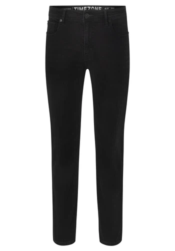 TIMEZONE Herren Jeans SLIM EDUARDOTZ Mid Waist - Slim Fit - Schwarz Blau