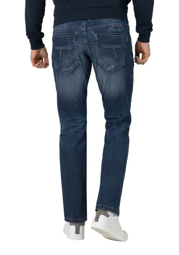TIMEZONE Herren Jeans REGULAR GERRITTZ - Mid Waist - Regular Fit - Blau