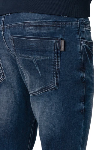 TIMEZONE Herren Jeans REGULAR GERRITTZ - Mid Waist - Regular Fit - Blau