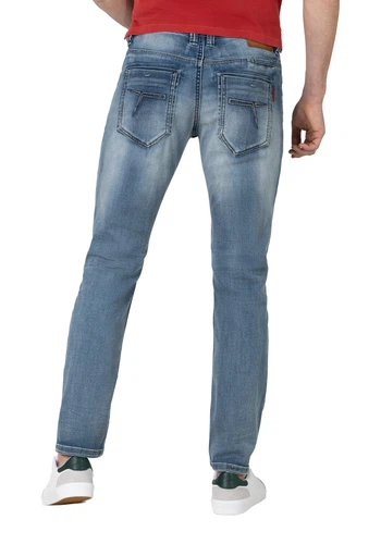 TIMEZONE Herren Jeans REGULAR GERRITTZ - Mid Waist - Regular Fit - Blau