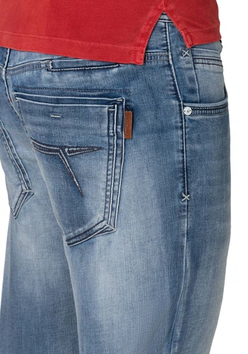 TIMEZONE Herren Jeans REGULAR GERRITTZ - Mid Waist - Regular Fit - Blau