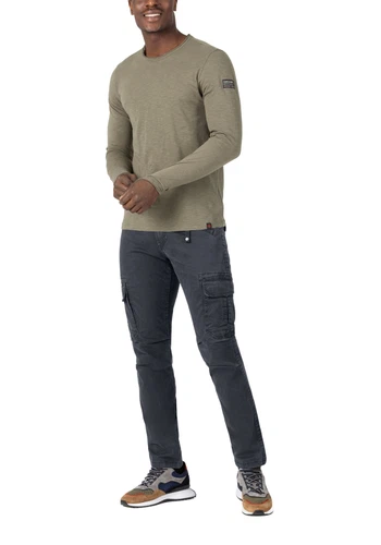 TIMEZONE  Herren Cargo Hose REGULAR BENTZ - Regular Fit - Grau Blau