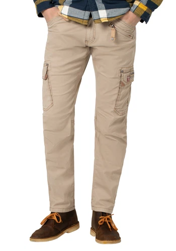 TIMEZONE Herren Cargo Hose REGULAR ROGERTZ - Chino Denim - Mid Waist - Regular Fit