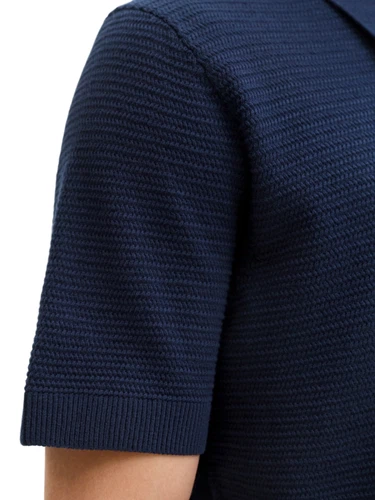 Jack & Jones Herren Poloshirt JPRBLURILEY KNIT - Regular Fit