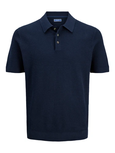 Jack & Jones Herren Poloshirt JPRBLURILEY KNIT - Regular Fit