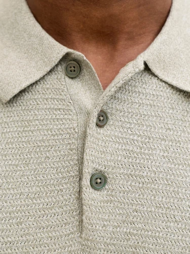 Jack & Jones Herren Poloshirt JPRBLURILEY KNIT - Regular Fit
