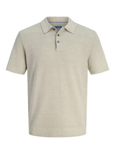 Jack & Jones Herren Poloshirt JPRBLURILEY KNIT - Regular Fit