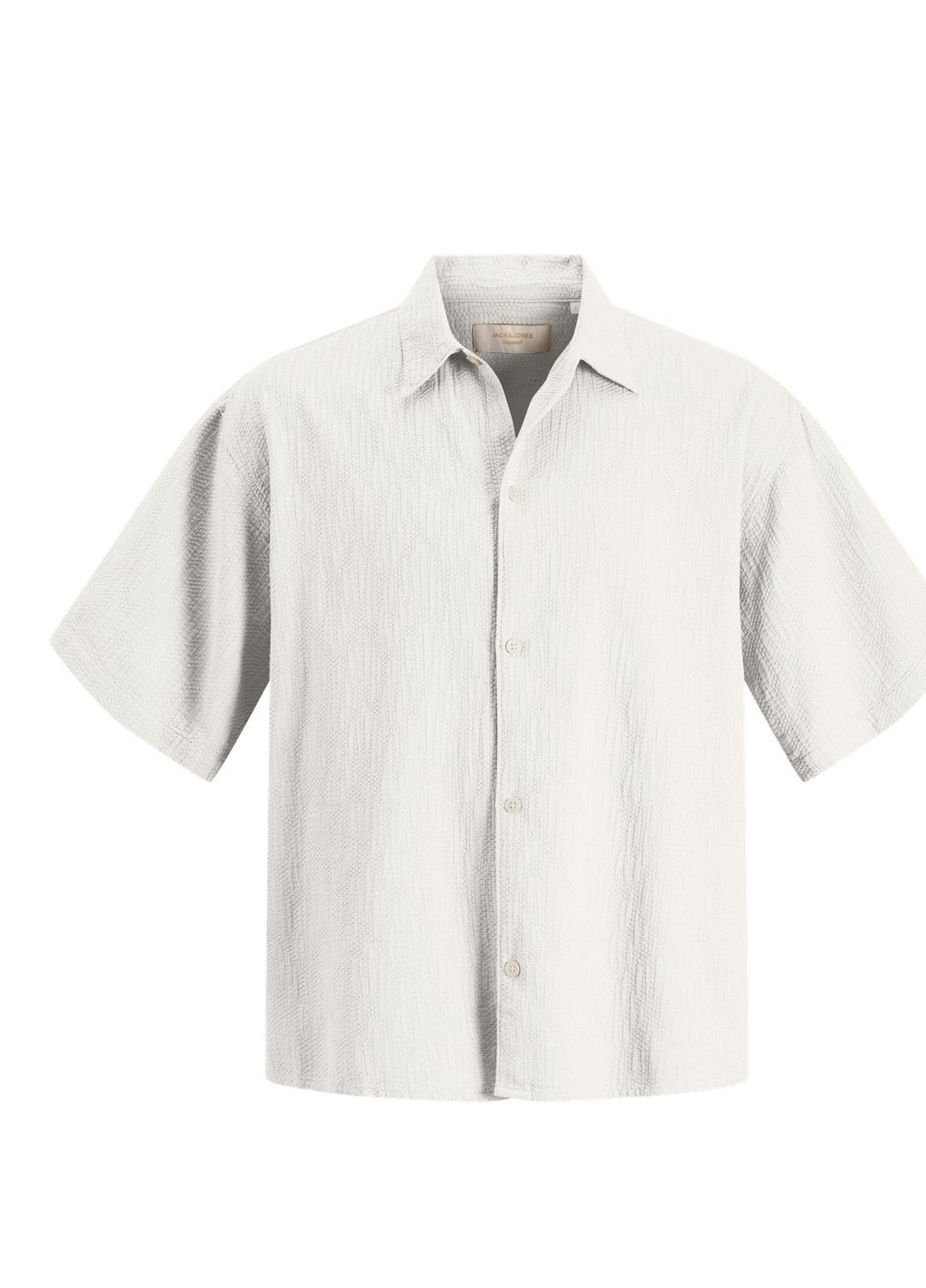 Jack & Jones Herren Kurzarm Hemd JORMONTAUK WAVY TEXTURE Relaxed Fit günstig online kaufen