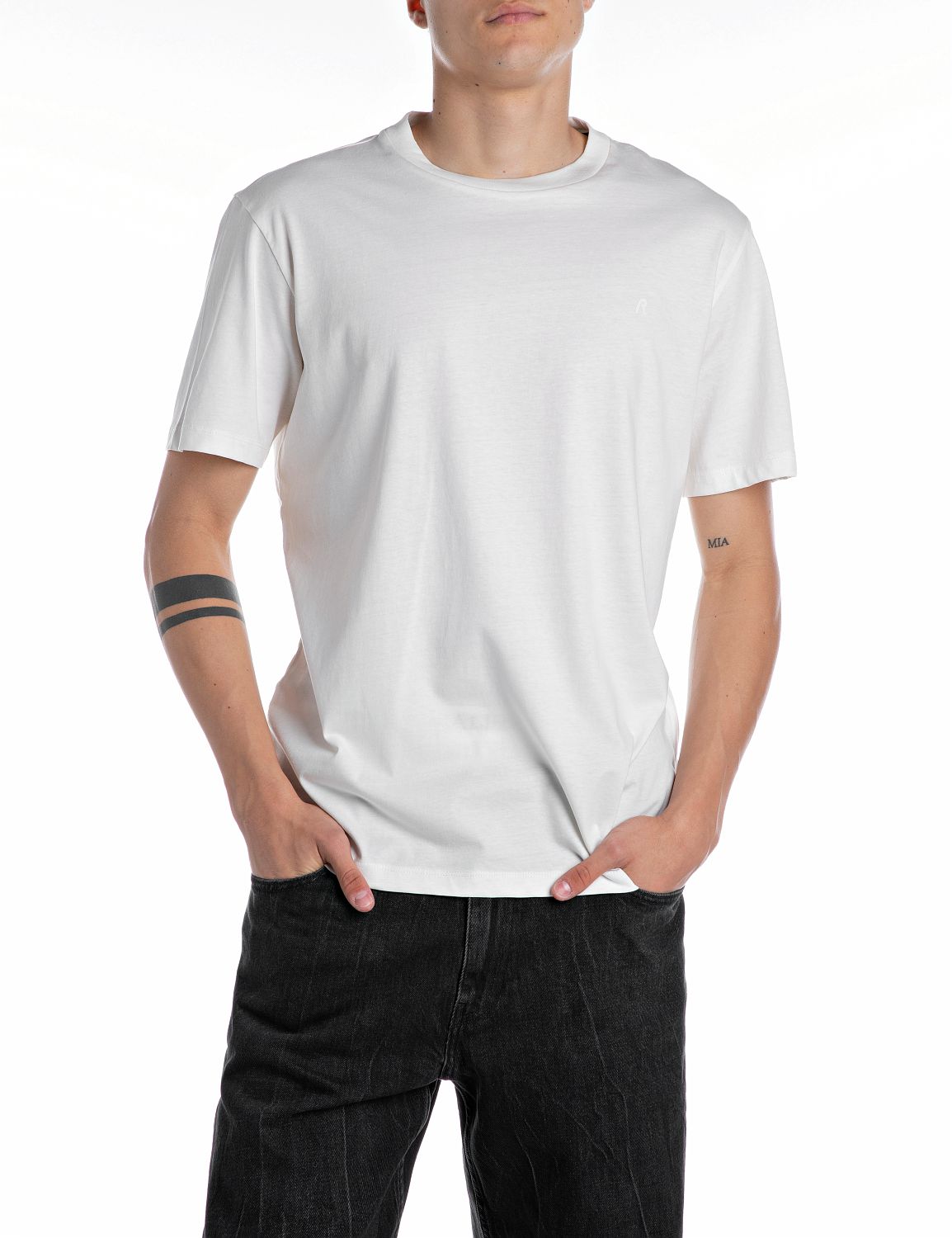 Thumbnail - Replay Herren Rundhals T-Shirt JERSEY - Regular Fit
