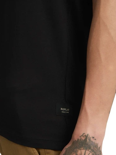 Replay Herren Rundhals T-Shirt JERSEY - Regular Fit