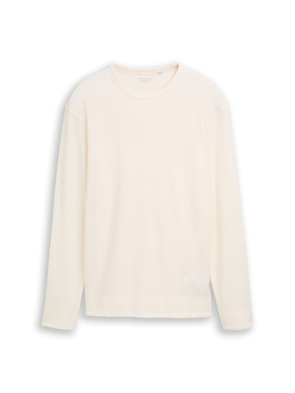 Tom Tailor Herren Langarmshirt STRUCTURED GARMENT DYE - Regular Fit günstig online kaufen