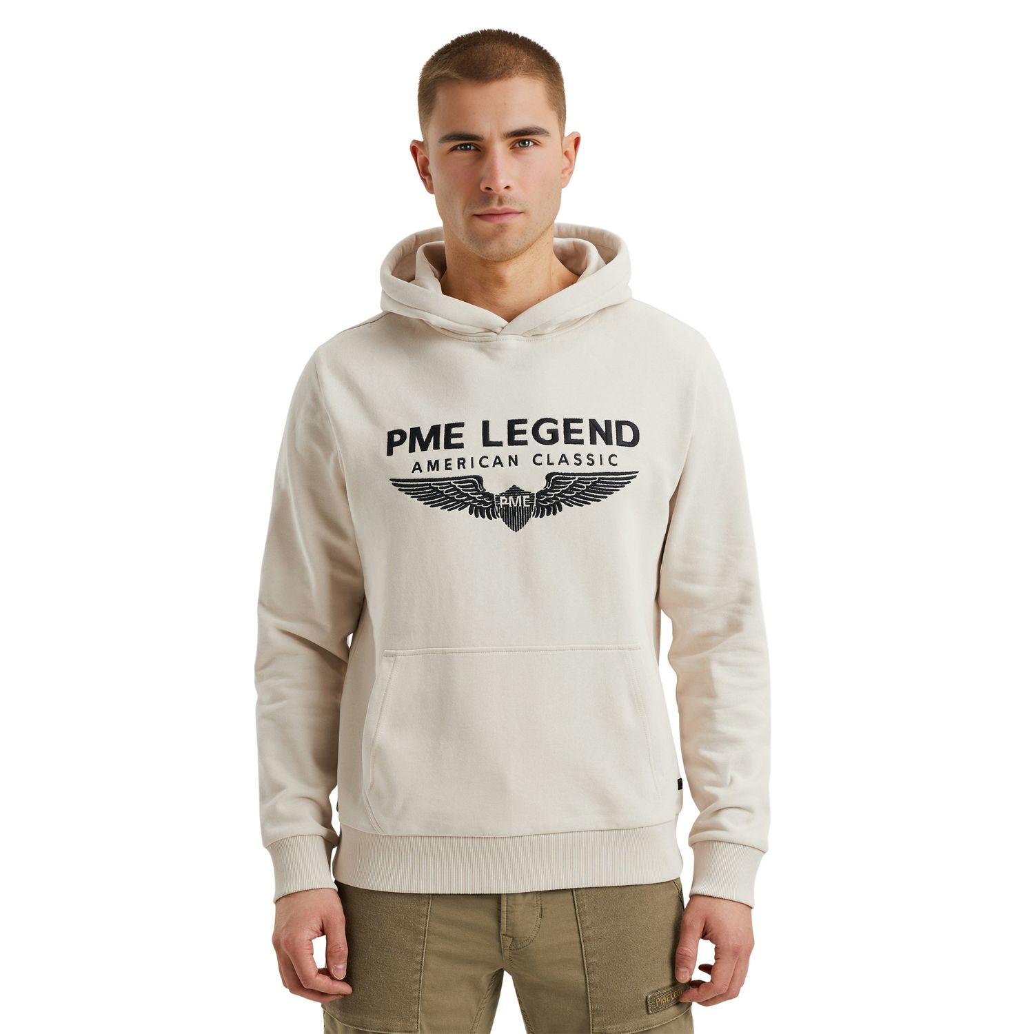 Thumbnail - PME Legend Herren Kapuzenpullover Hoodie HOODED LOGO CARRIER - Regular Fit
