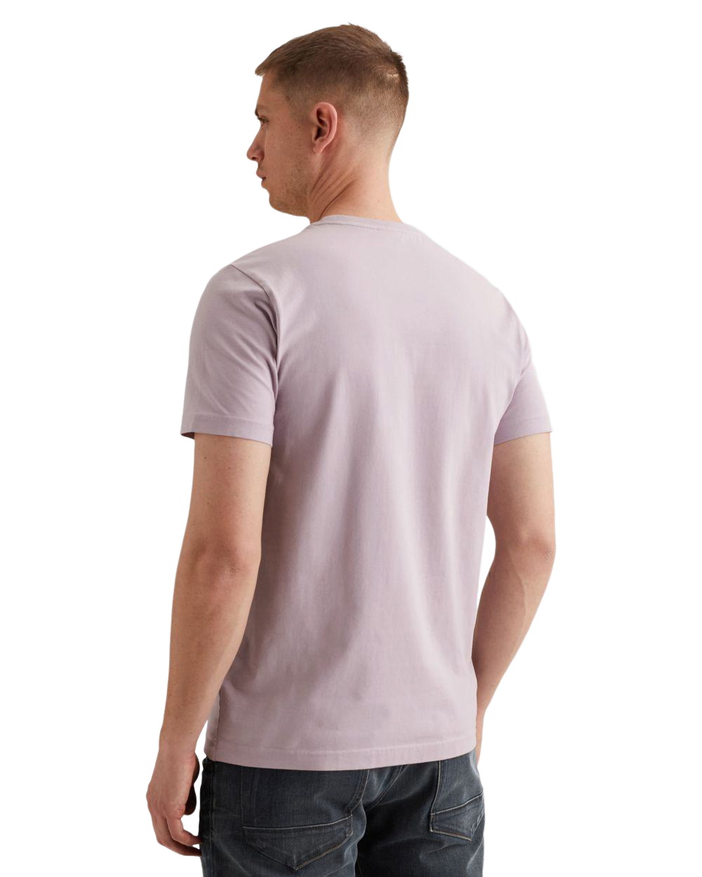 PME Legend Herren Rundhals T-Shirt SHORT SLEEVE R-NECK LOGO CARRIER - Regul günstig online kaufen